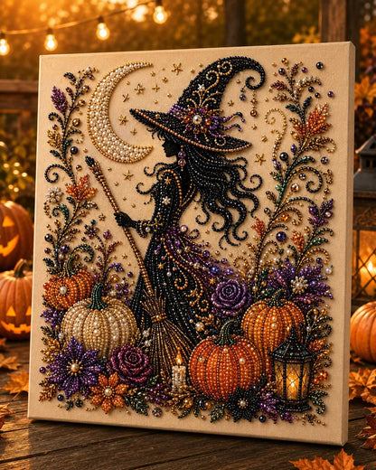 👻Halloween Pearl Art DIY Kit | Spooky‑Cute 3D Pearl Mosaic Painting
