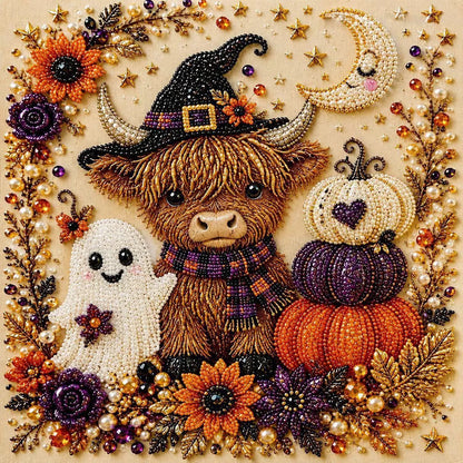 👻Halloween Pearl Art DIY Kit | Spooky‑Cute 3D Pearl Mosaic Painting