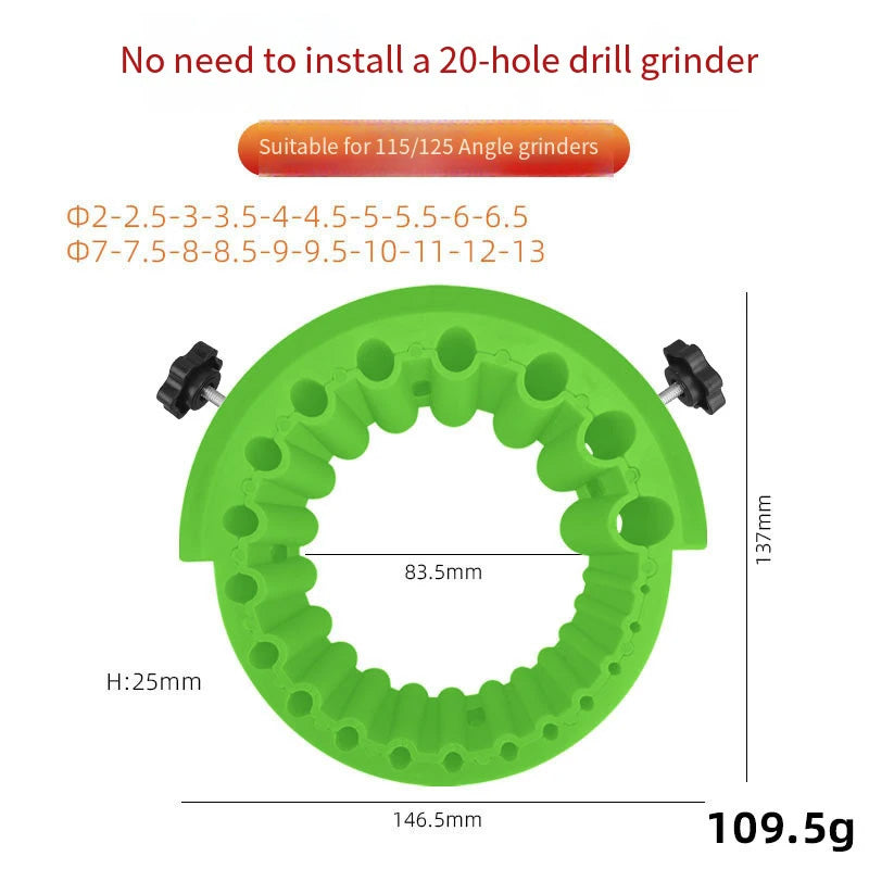 Multipurpose Drill Bit Sharpener for Angle Grinders